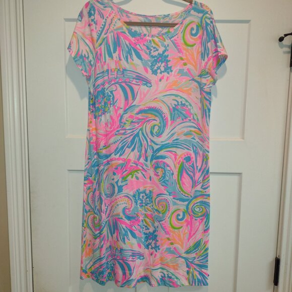 Lilly Pulitzer Pool Beach Cover Up L - Picture 3 of 4